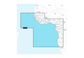 Garmin Afrika, West - Waterkaarten