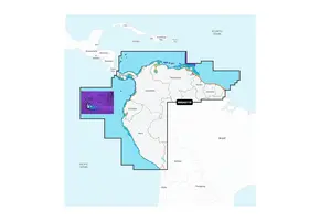 Garmin Zuid-Amerika, Noord - binnenwateren en kustwaterkaarten