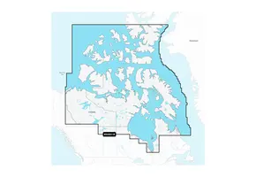 Garmin Noord-Canada - meren, rivieren en kustwaterkaarten