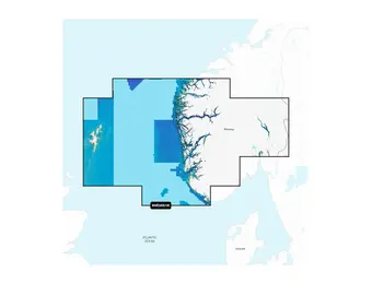 Garmin Noorwegen, Lista naar Sognefjord - Waterkaarten