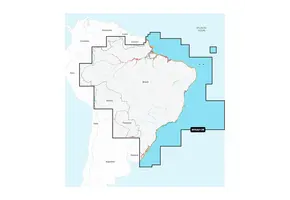 Garmin Brazilië - binnenwateren en kustwaterkaarten