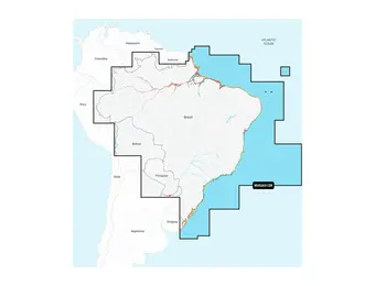 Garmin Brazilië - binnenwateren en kustwaterkaarten