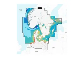 Garmin Scandinavië, Zuid en Duitsland, Noord - Waterkaarten