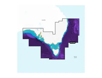 Garmin Australië, Zuidoost - binnenland en kust Waterkaarten