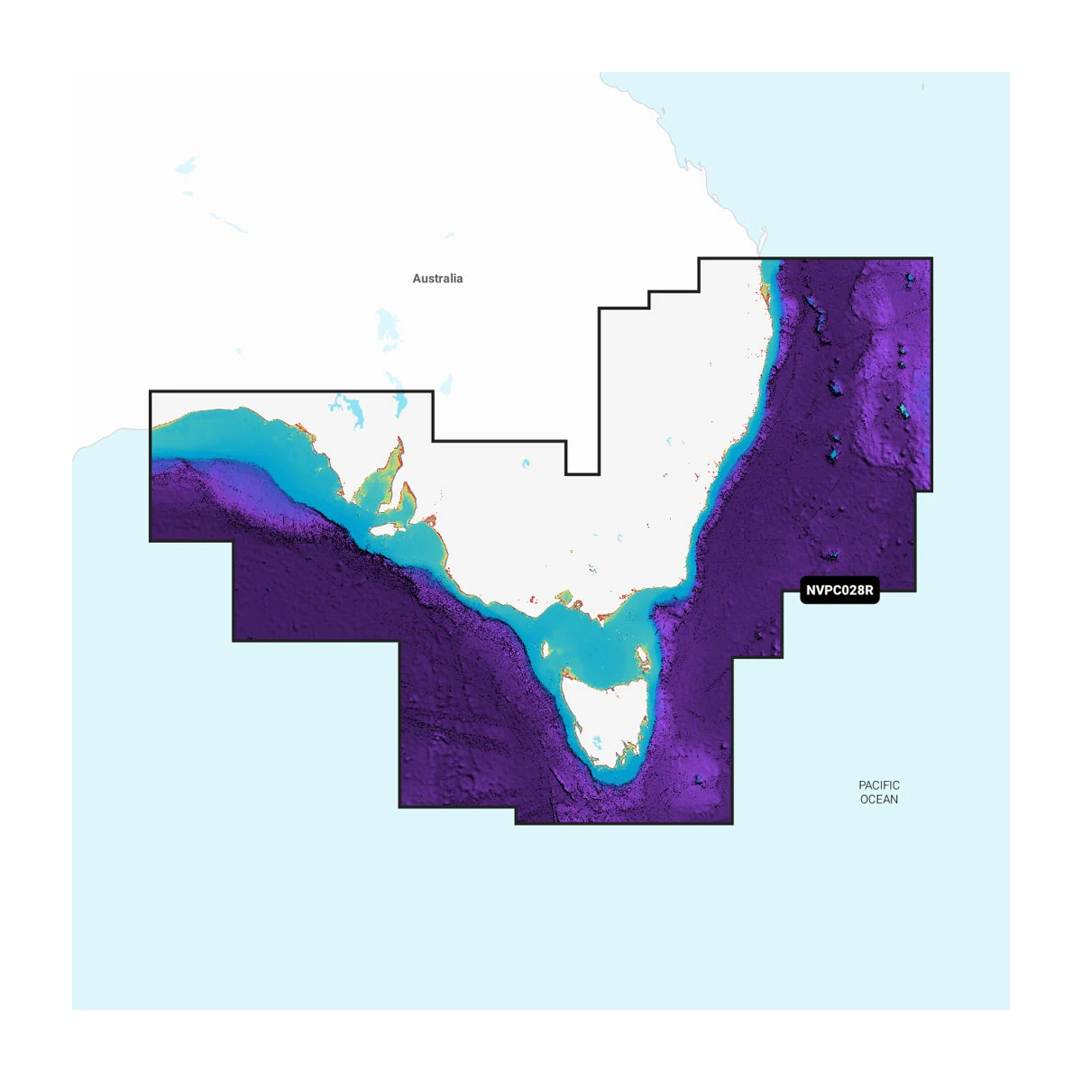 Garmin Australië, Zuidoost - binnenland en kust Waterkaarten
