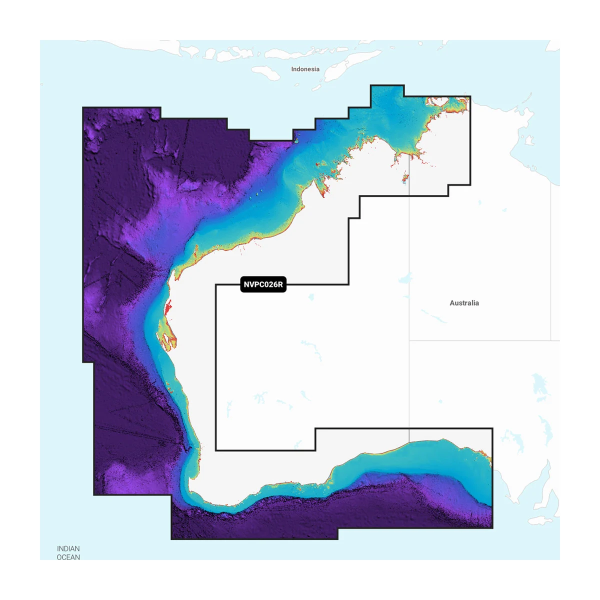 Garmin Australië, West - binnenland en kust Waterkaarten