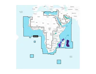 Garmin Afrika en het Midden-Oosten - Waterkaarten