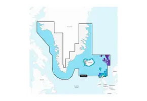 Garmin Groenland en IJsland - Waterkaarten