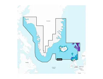 Garmin Groenland en IJsland - Waterkaarten