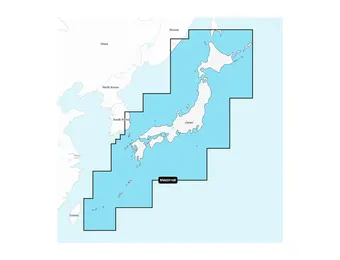 Garmin Japan - meren en kustwateren Waterkaarten