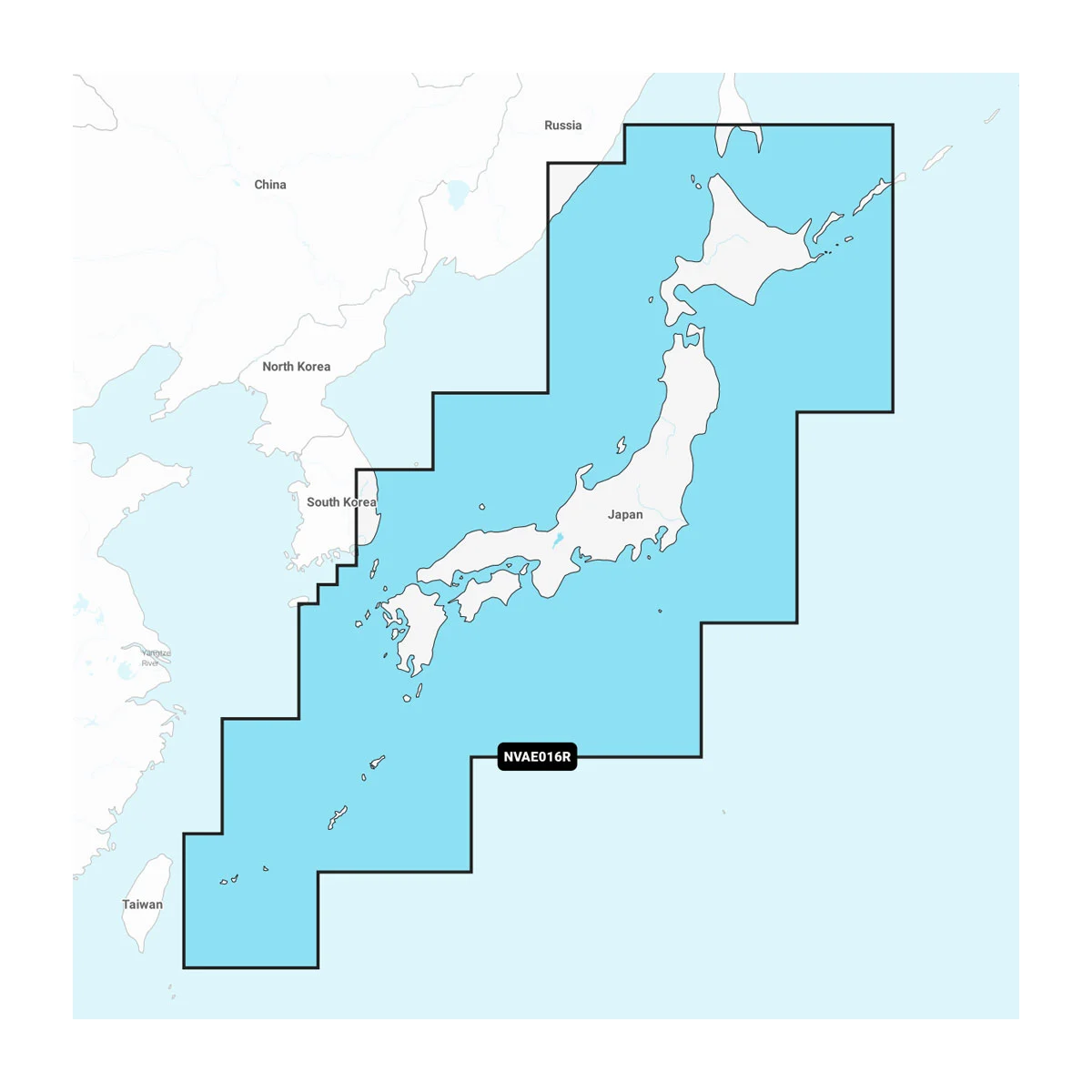 Garmin Japan - meren en kustwateren Waterkaarten