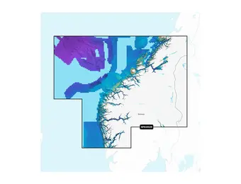 Garmin Noorwegen, Sognefjord tot Svefjorden - Waterkaarten