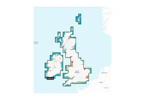 Garmin Verenigd Koninkrijk en Ierland, Meren en rivieren - Waterkaarten voor binnenwateren