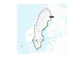 Garmin Zweden, Meren en rivieren - Waterkaarten voor binnenwateren