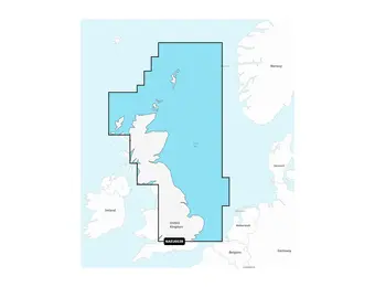 Garmin Groot-Brittannië, noordoostkust - Waterkaarten