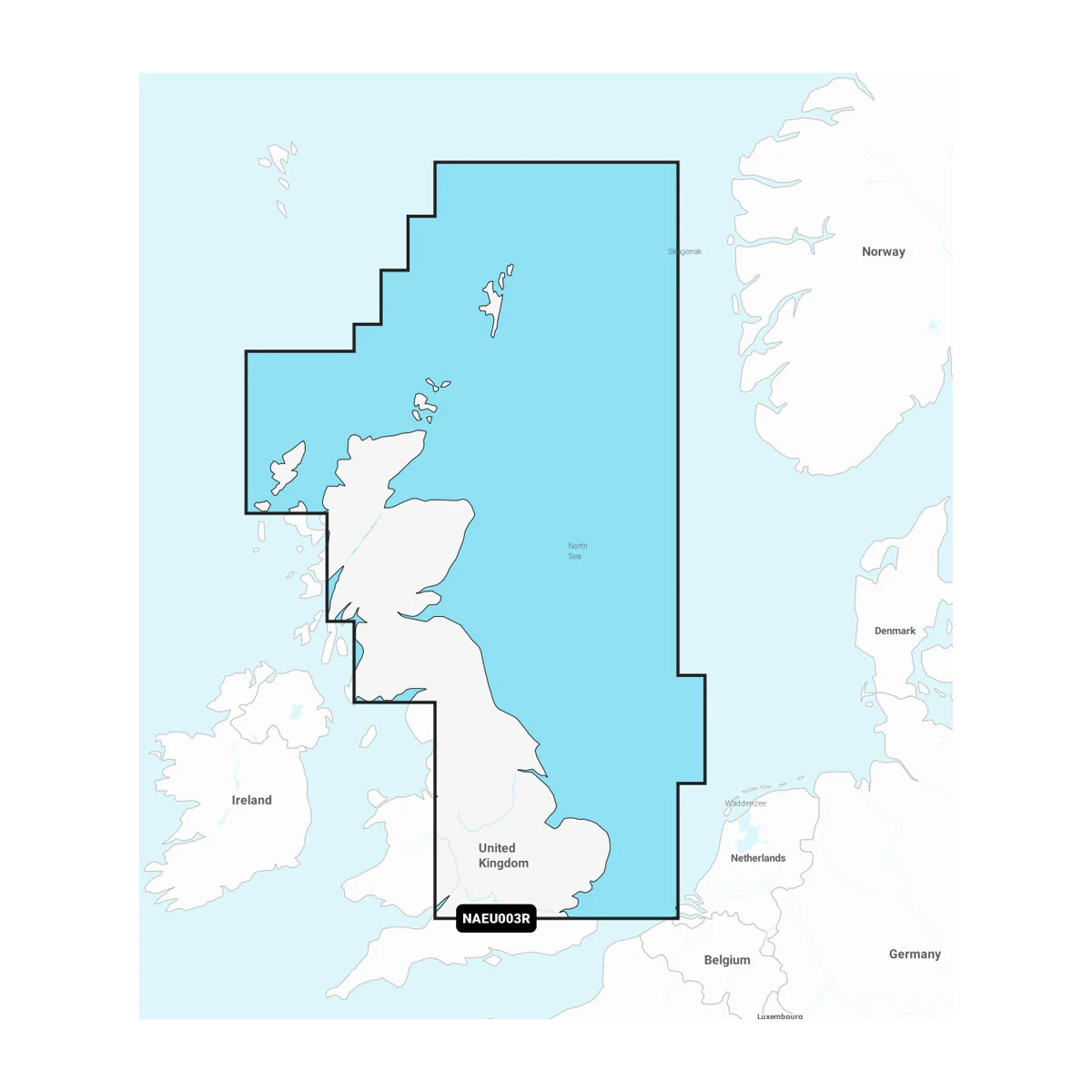 Garmin Groot-Brittannië, noordoostkust - Waterkaarten