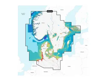 Garmin Scandinavië, Zuid en Duitsland, Noord - Waterkaarten