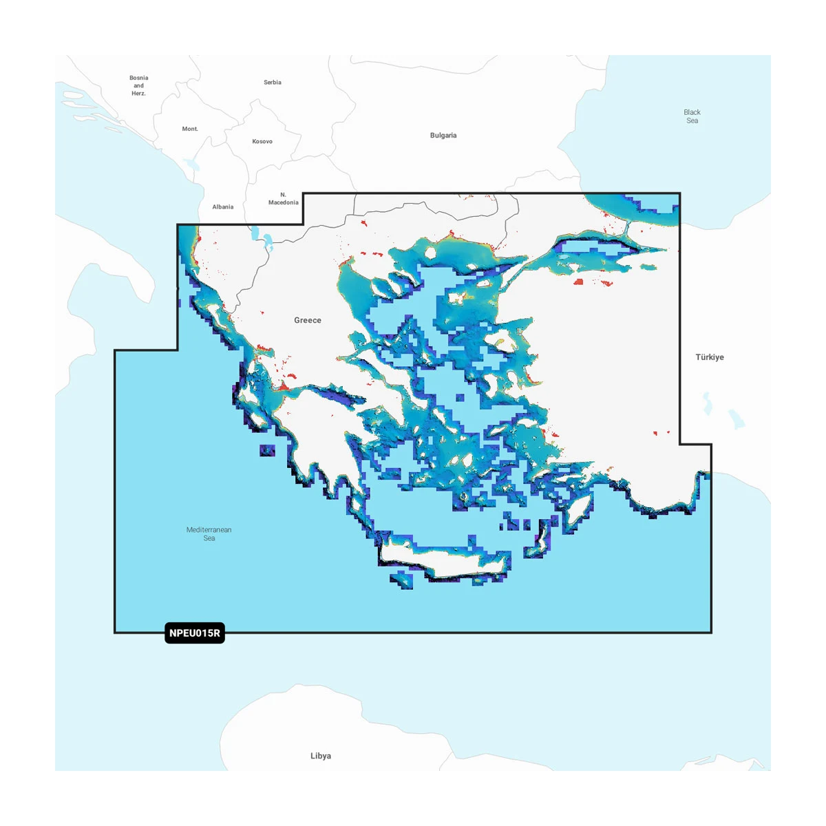 Garmin Egeïsche Zee, Zee van Marmara - Waterkaarten