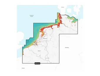 Garmin Benelux en Duitsland, West - Waterkaarten