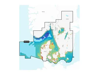 Garmin Oslo naar Trelleborg - Waterkaarten