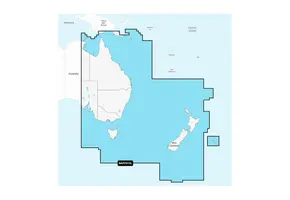 Garmin Australië, Oost en Centraal tot Nieuw-Zeeland - Waterkaarten van binnen- en kustwateren