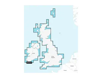 Garmin Verenigd Koninkrijk en Ierland, Meren en rivieren - Waterkaarten voor binnenwateren