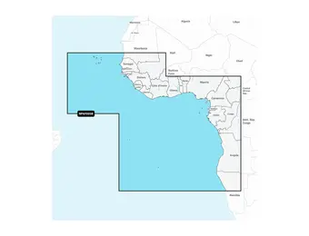 Garmin Afrika, West - Waterkaarten