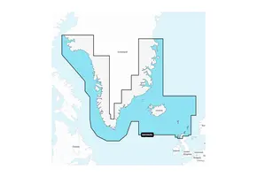 Garmin Groenland en IJsland - Waterkaarten