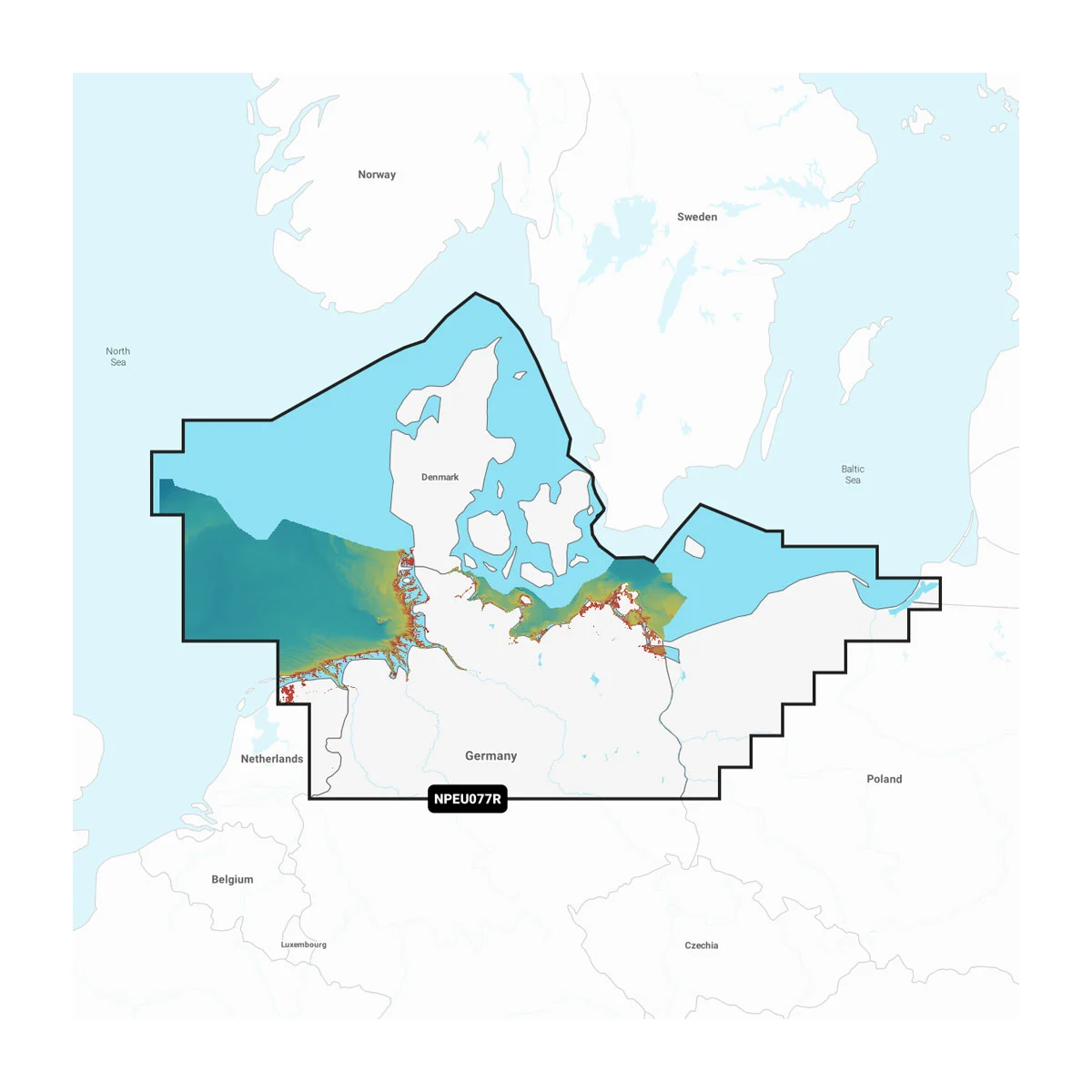 Garmin Denemarken, Duitsland en kust van Polen - Waterkaarten