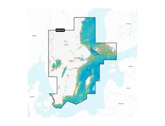 Garmin Zweden, zuidoost - Waterkaarten