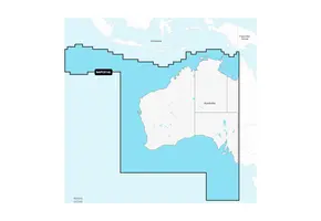 Garmin Australië, West en Centraal - Waterkaarten van binnen- en kustwateren