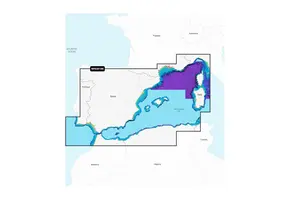 Garmin Spanje, Middellandse Zee-kust - Waterkaarten