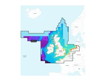 Garmin Verenigd Koninkrijk, Ierland en Nederland - Waterkaarten