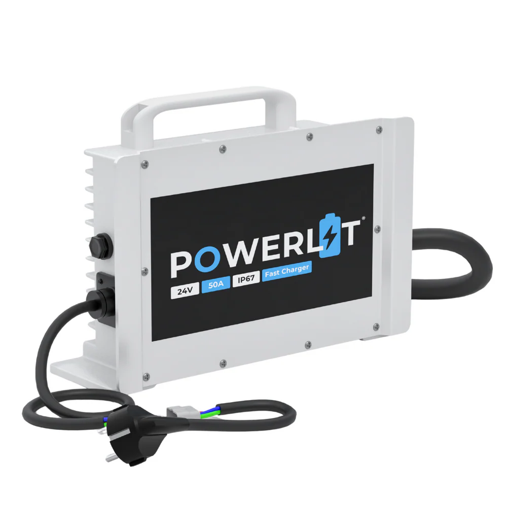 Powerlit 50A - 24V LiFePO4 snellader - IP67