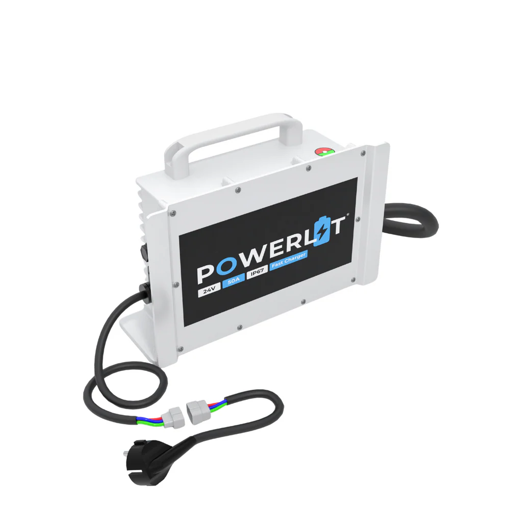 Powerlit 50A - 24V LiFePO4 snellader - IP67