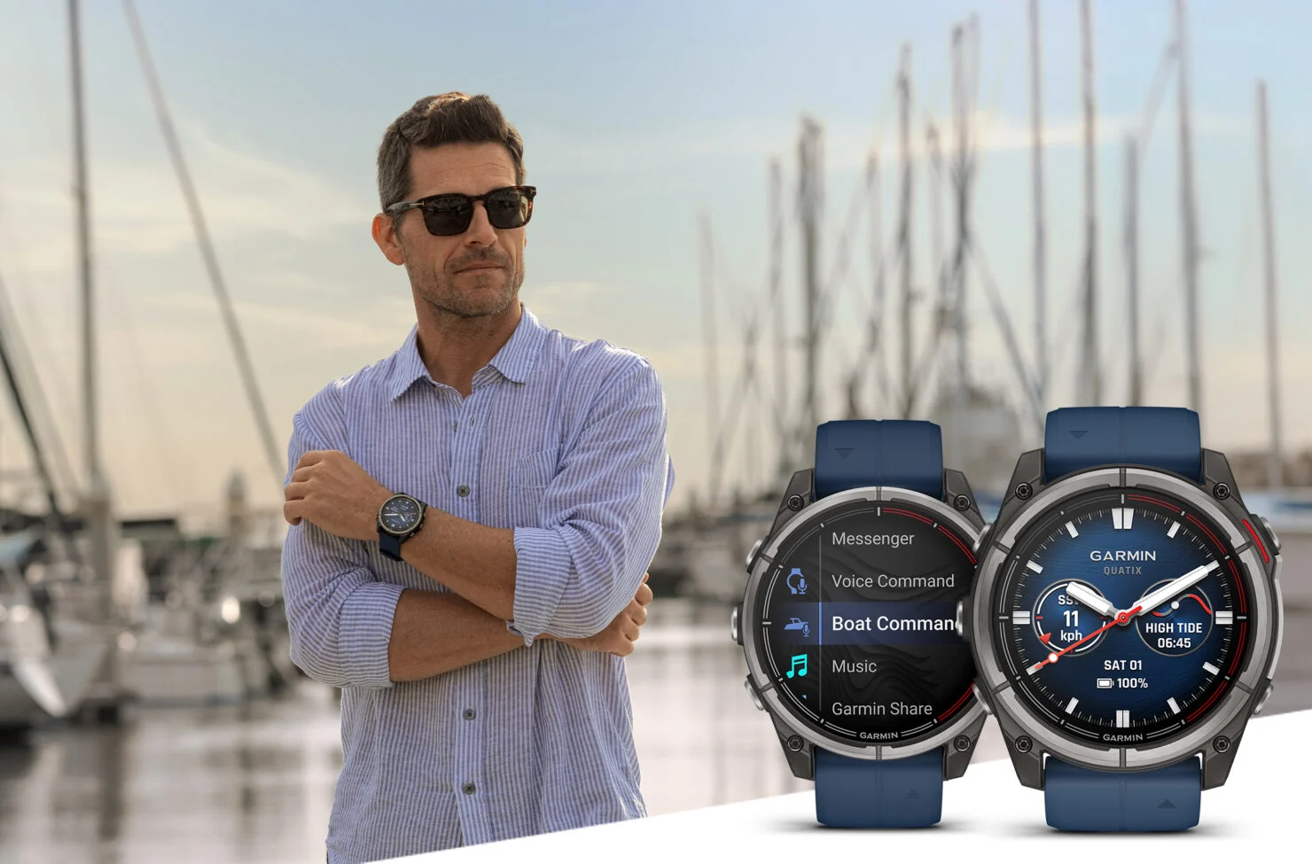 Garmin Quatix 8 - De Smartwatch voor fanatieke watersporters