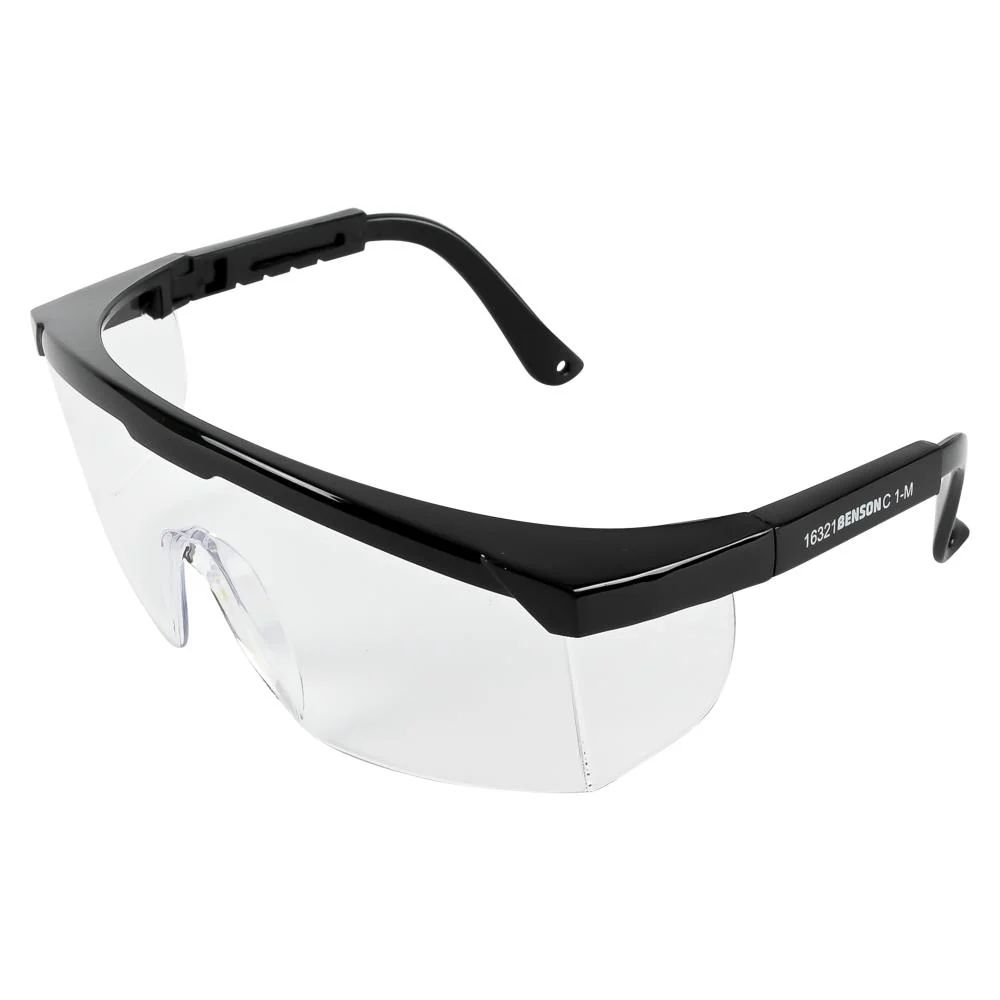 Benson Tools Veiligheidsbril zwart frame