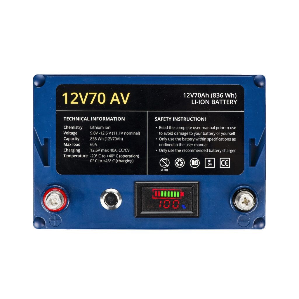  12V70 AV Lithium accu