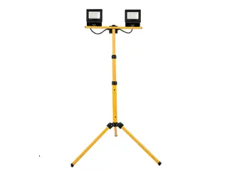 Hofftech LED Werklamp 2 x 20W + telescopische standaard 1.5 mtr