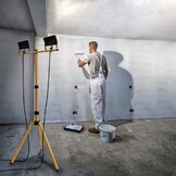 Hofftech LED Werklamp 2 x 20W + telescopische standaard 1.5 mtr