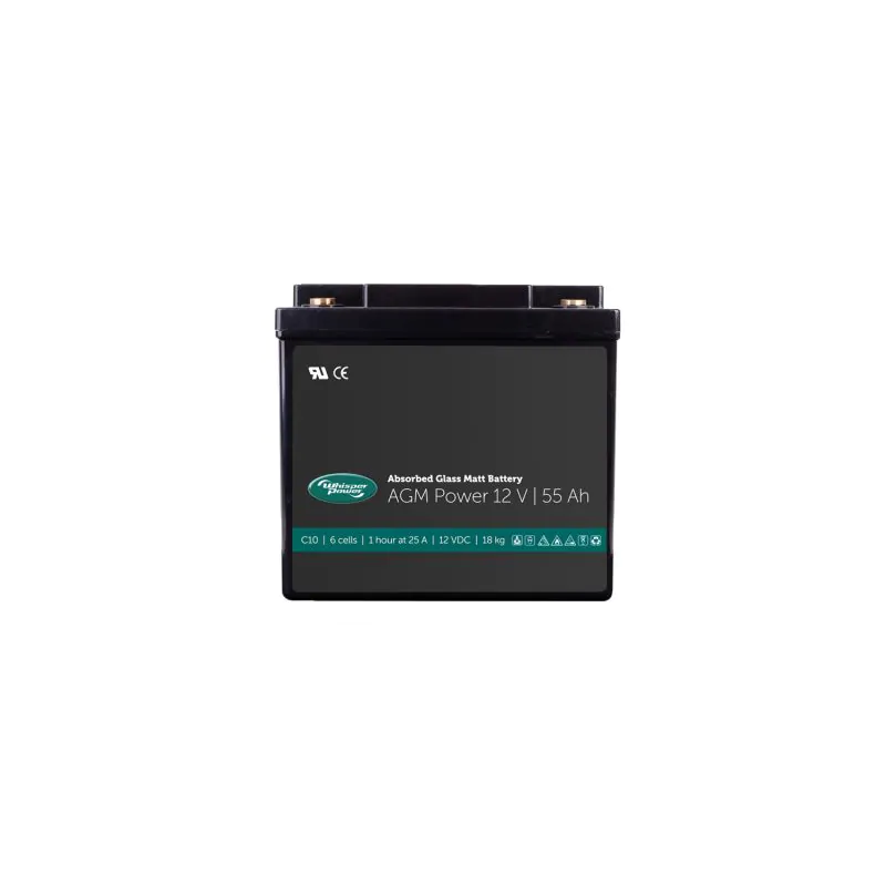 WhisperPower AGM Accu 12 V – 55 Ah