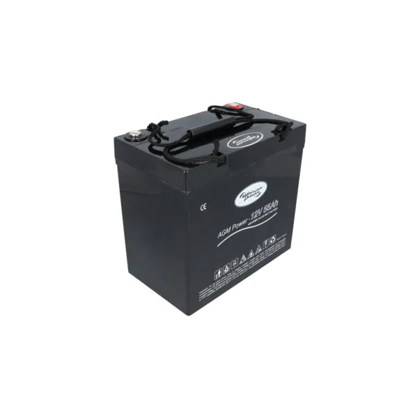 WhisperPower AGM Accu 12 V – 55 Ah, foto 2 van 6