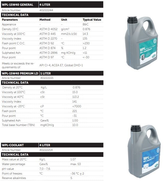 WhisperPower WPL – 15W40 general oil 4 liter