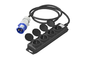 ProPlus CEE 4-weg Schuko stekkerdoos 1,5M