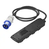 ProPlus CEE 4-weg Schuko stekkerdoos 1,5M