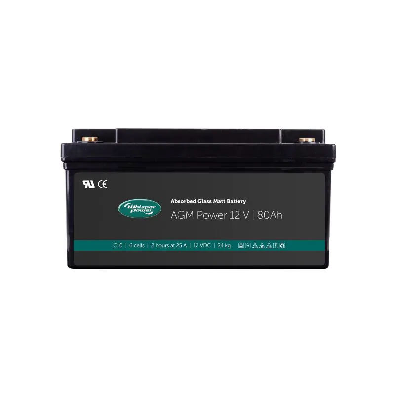 WhisperPower AGM Accu 12 V – 80 Ah
