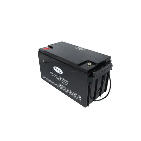 WhisperPower AGM Accu 12 V – 80 Ah, foto 2 van 6
