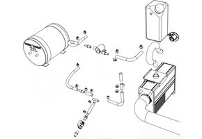 Wallas Wallas Boot installatieset 3720 Viking Combi