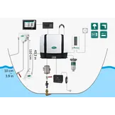 WhisperPower Piccolo 12 marine generator 3 cil. Kubota motor