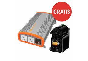 WhisperPower Omvormer 2000W met Gratis Nespresso machine